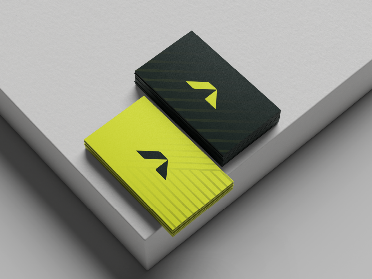 Angle — business card mockup