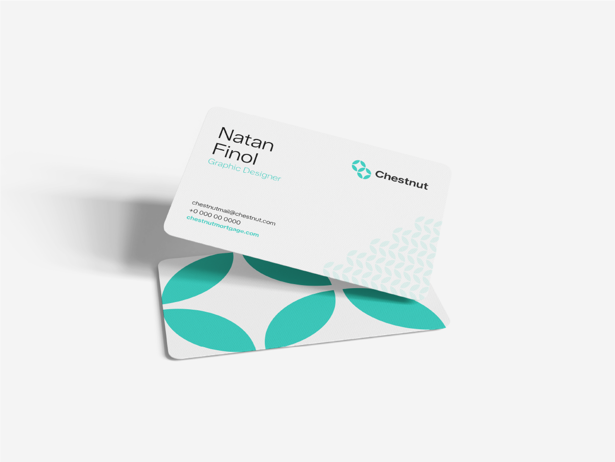 Chestnut — business card mockup
