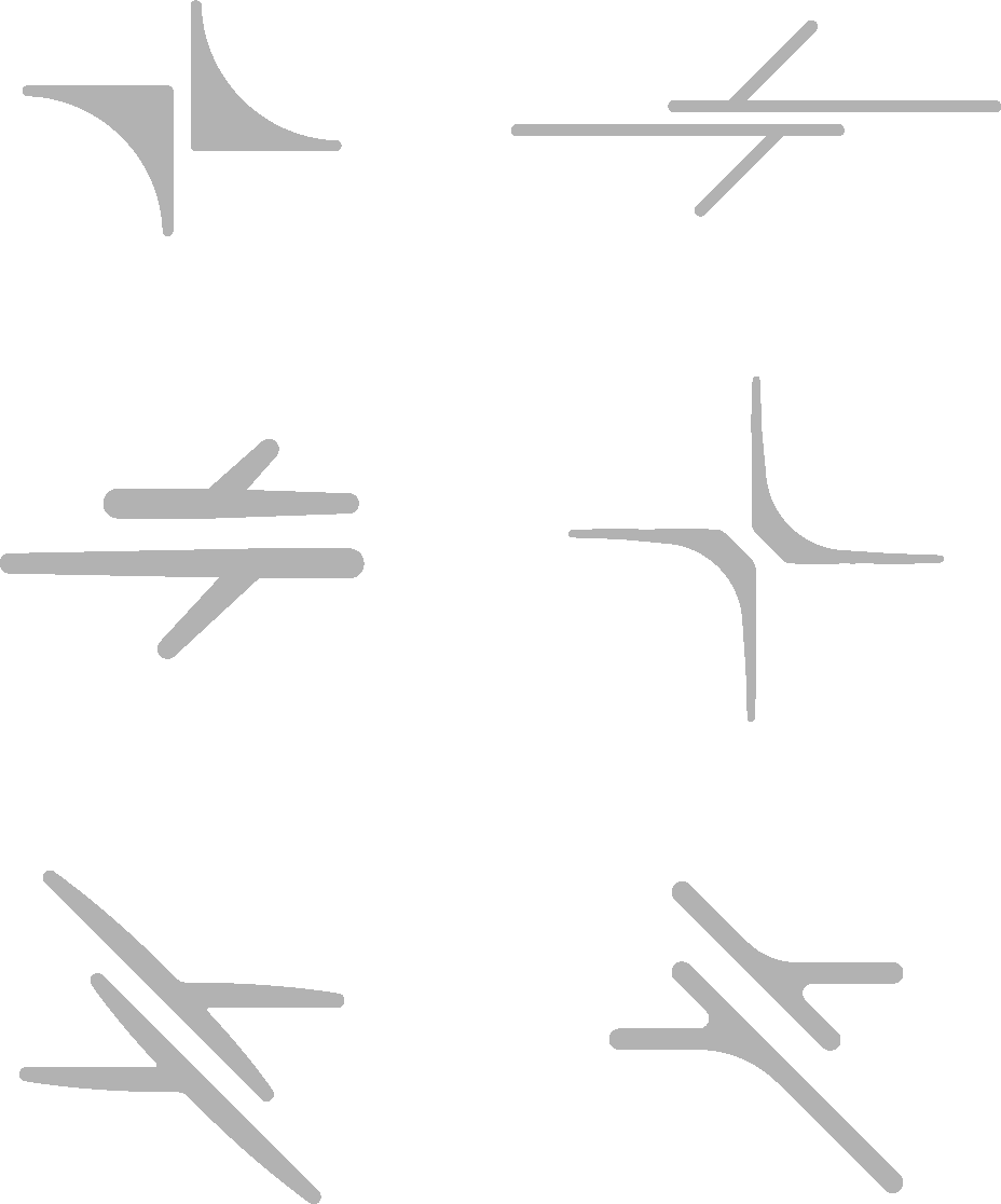 Rudus — symbol exploration sketches